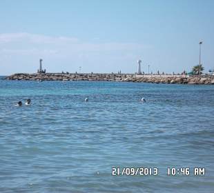 In der Nähe vom Hotel Faros ca. 600m