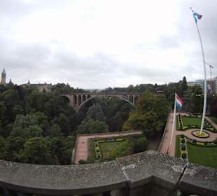 Blick von den Kasematten der Pétrusse  