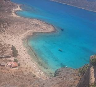 Aussicht von der Festung auf Gramvousa