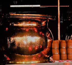 Feuerzangenbowle auf dem Lambertimarkt