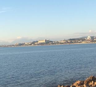 Blick von Side Promenade