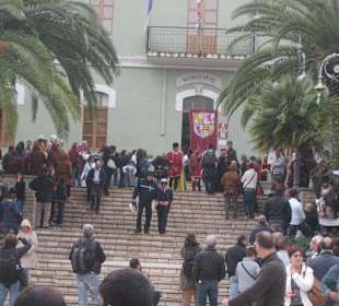 Mittelalterlicher Umzug in Villaputzu