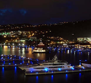 St. Thomas, Charlotte Amalie bei Nacht