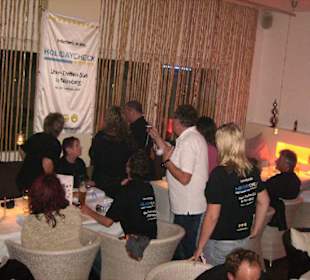 Verewigung der Teilnehmer