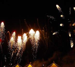 Das Abschlussfeuerwerk im Bild