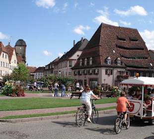 Salzhaus und Touristenbahn