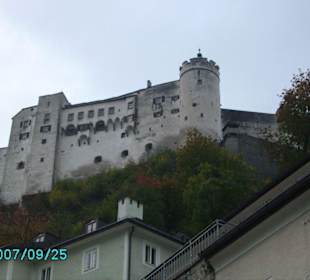 Burg von unten