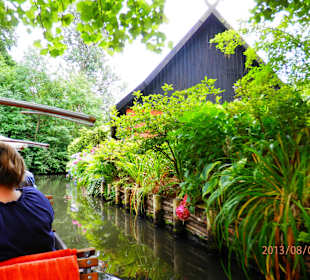 Auf der Kahnfahrt durch den Spreewald