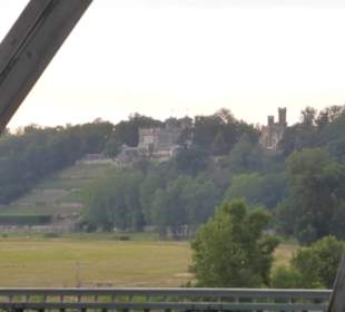 Blick von Loschwitzer Brücke (Blaues Wunder)