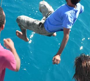 Jeder musste baden gehen