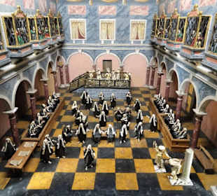 Details aus der Krippensammlung der Hofburg