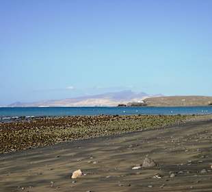 Tarajalejo Strand mit Blick Richtung La Lajita