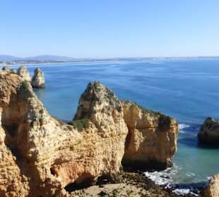 Fantastische Felsformationen bei Ponta da Piedade