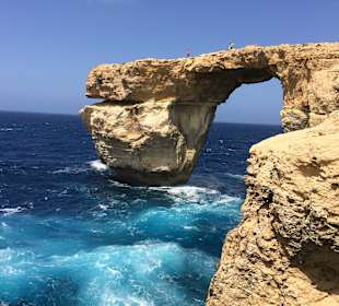 Das blaue Fenster in Gozo