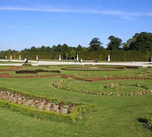 Schlossgarten direkt vorm Schloss