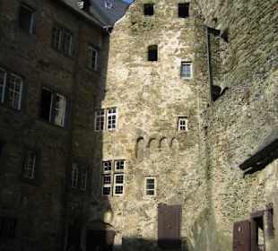 Die Sicht in den zweiten Innenhof.