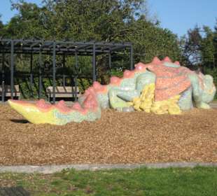 Nordwall - die Drachenskulptur