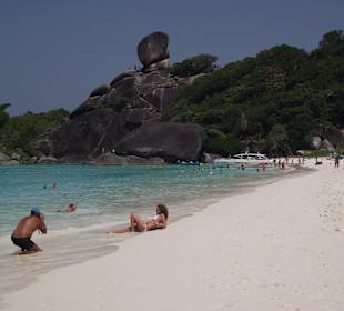 Strand einer Similian Insel