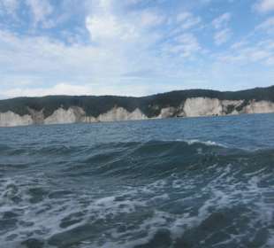 Kreidefelsen vom Meer aus