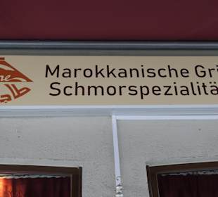 Beim marokkanischen Rest. Tajine zum Abendessen