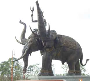 Lord Indra on the Airavata