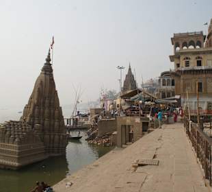 Historisches Gebäude am Gangesghat