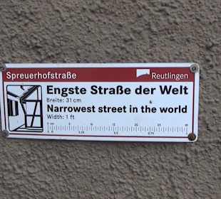 Engste Straße der Welt