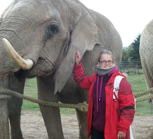 Meine Tochter mit ihrem Lieblingstier