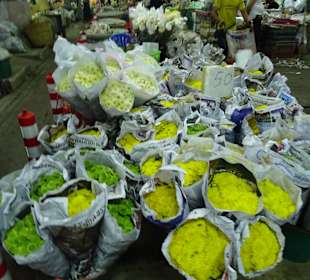 Flower Markt BKK, viele Blumen