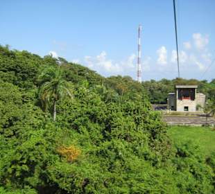 Blick auf Seilbahnstation Puerto Plata