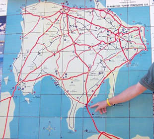 Mapa Djerby