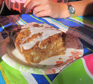 Zimtgebäck mit Zuckerguss