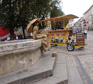 Bimmel-Bahn und Schausteller