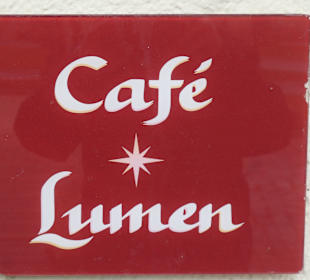 Kaffeepause im Café Lumen im Kloster Lichtenthal