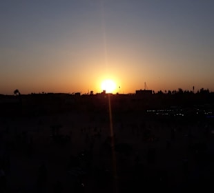Sonnenuntergang über Marrakech