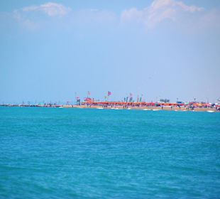 Strand in Bibione Juni 2012