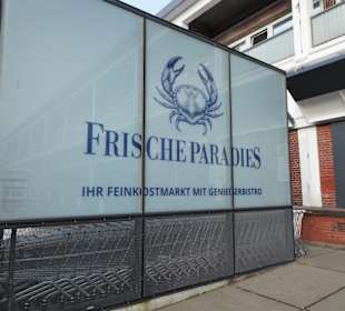 Am Eingang zum FrischeParadies