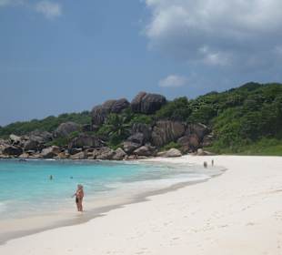Traumstrand auf La Digue