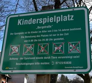 Kinderspielplatz Bergstraße