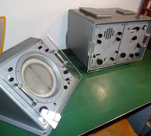 Peilfunk-Arbeitsplatz bei Norddeich Radio