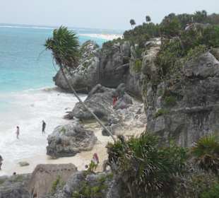 Blick auf die Badebucht