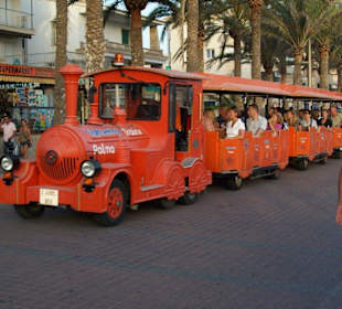 Bimmelbahn an der Plaja de Palma