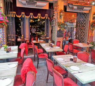 Die Terrasse des Restaurant Palito