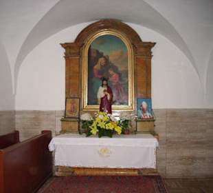 Kleiner Altar mit Johanne Paul II