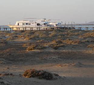 Weg zur Taucherbasis