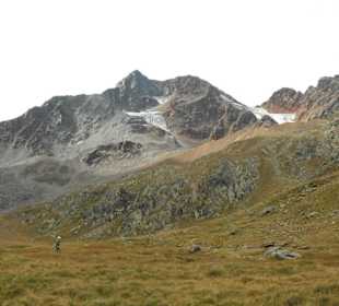 Gletscherblick Lazaunhütte