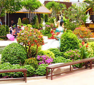 Eine schön gepflegte Parkanlage