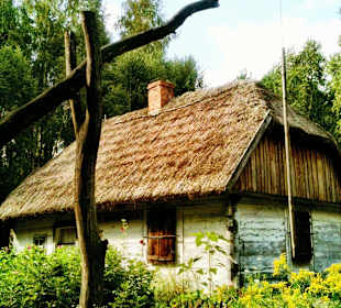 Skansen we wsi Granica w Kampinoskim Parku