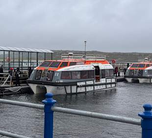 Tenderboote in Stanley