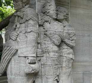 Der Ostermannplatz mit dem Ostermannbrunnen
